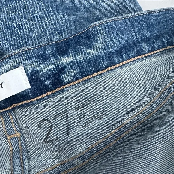 $360 Moussy Vintage Blue Hawthorne Skinny Jean In Light Blue Size 27